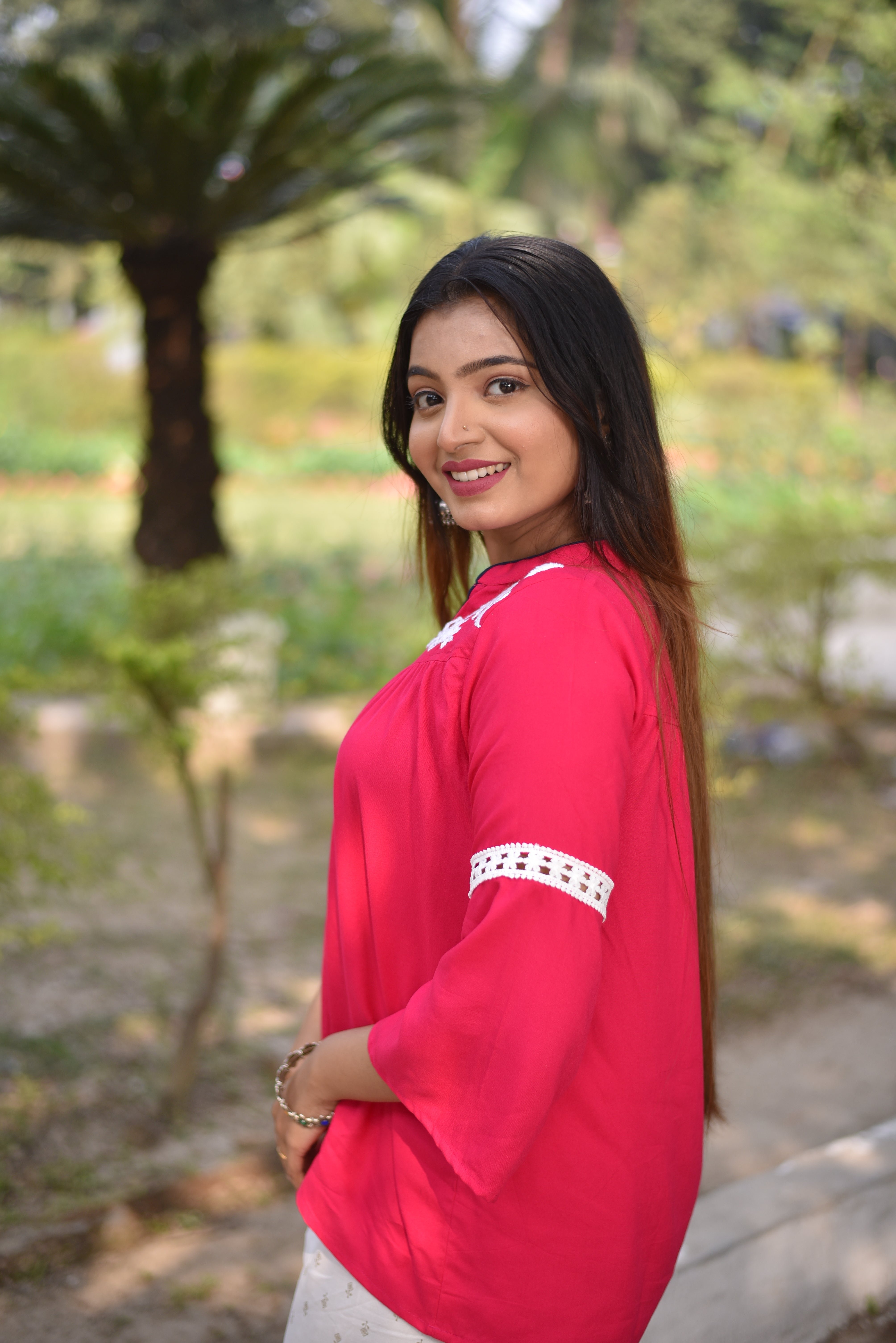 Rani Pink Hand Embroidered Tunics