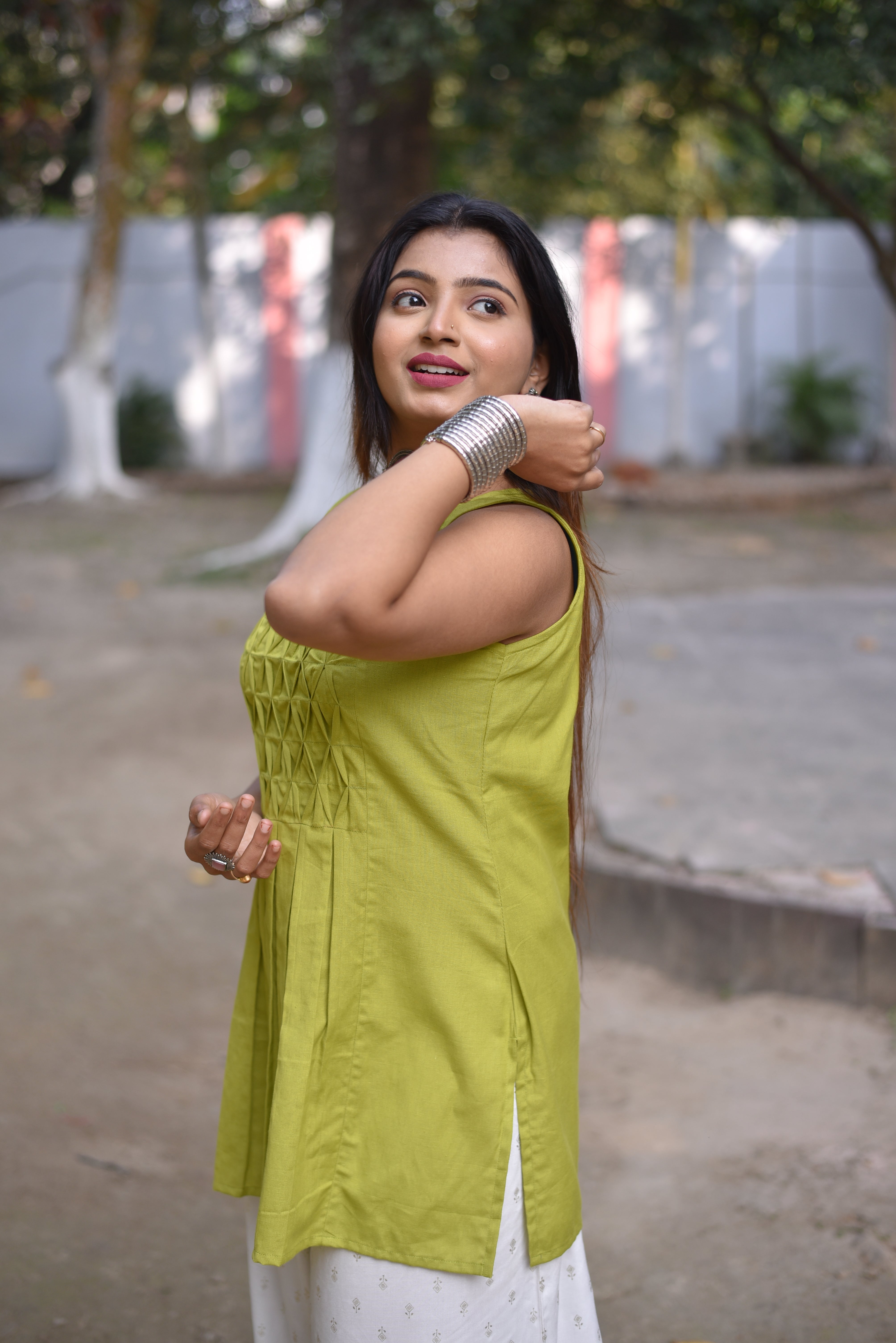 Hand Crafted Green Tunics