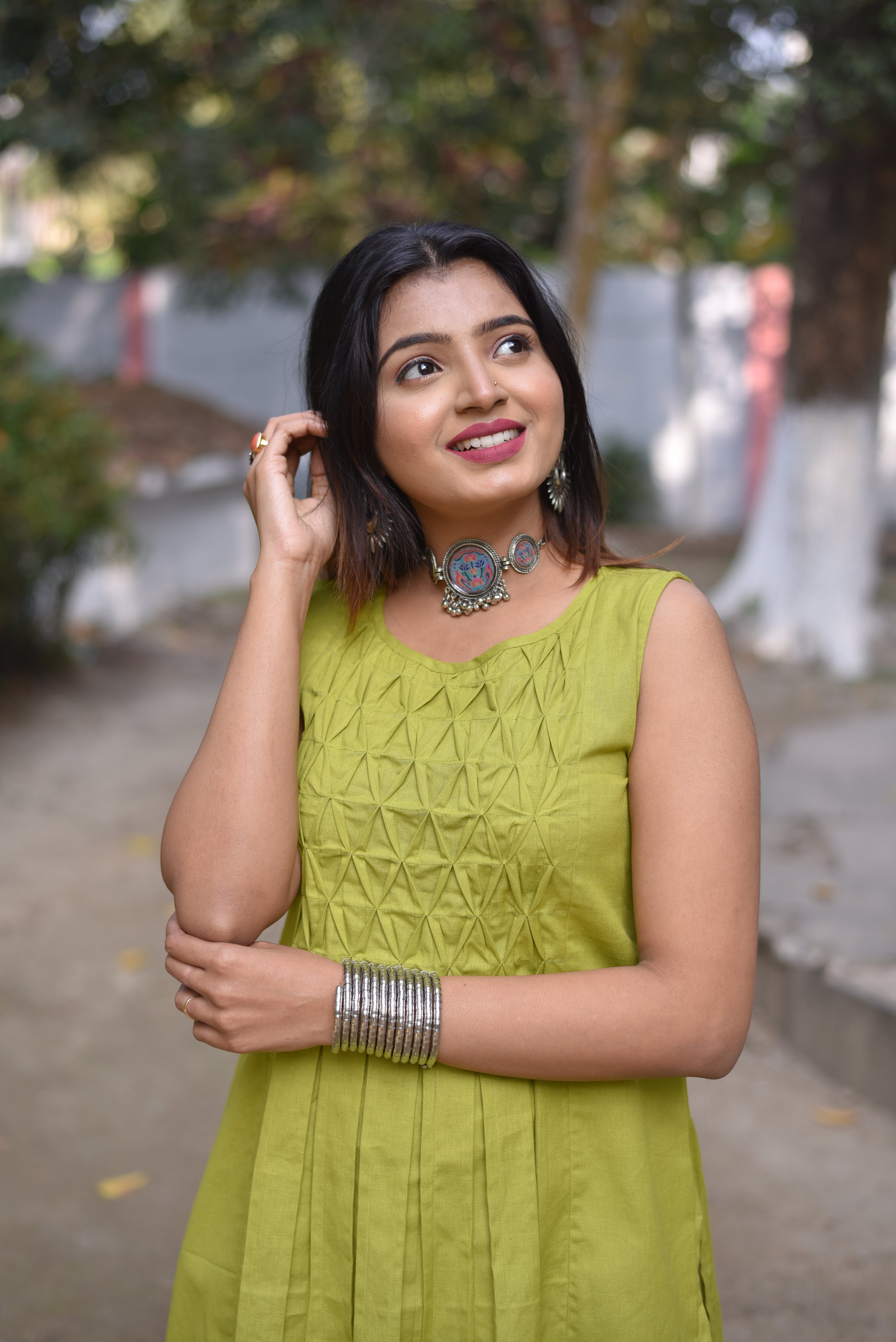 Hand Crafted Green Tunics