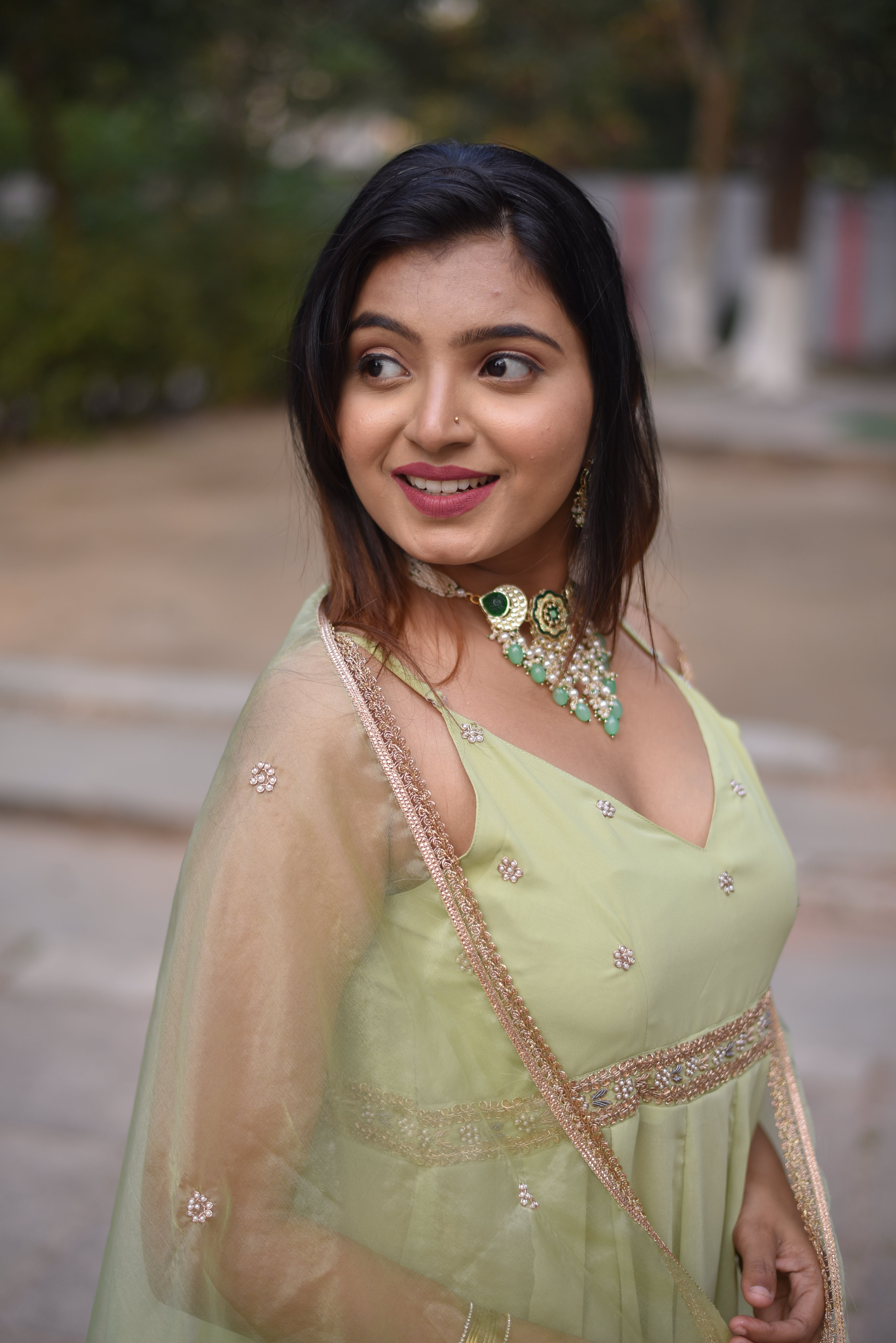 Zari Work Anarkali Suit Sets