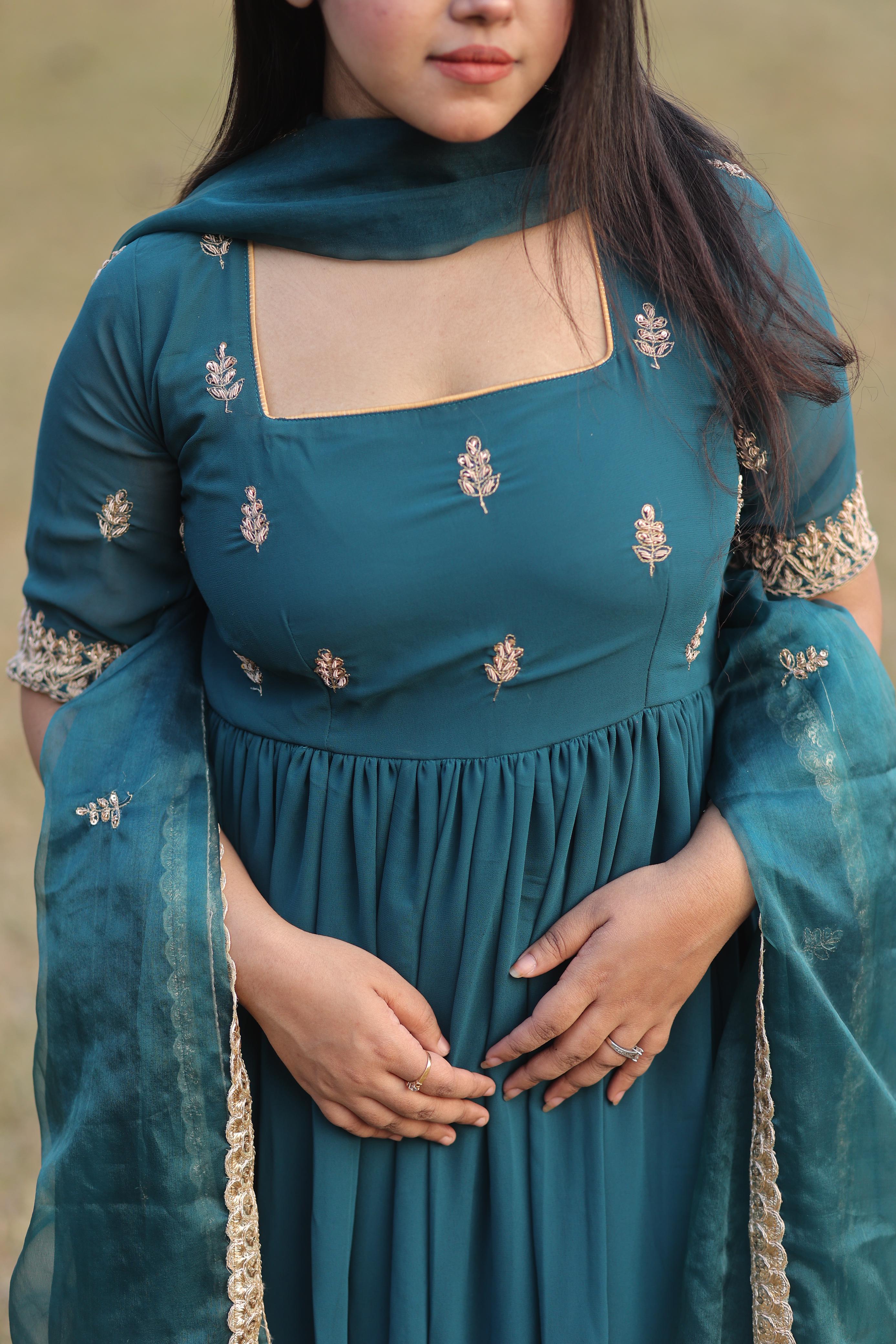 Zardosi Work Anarkali Suit Sets