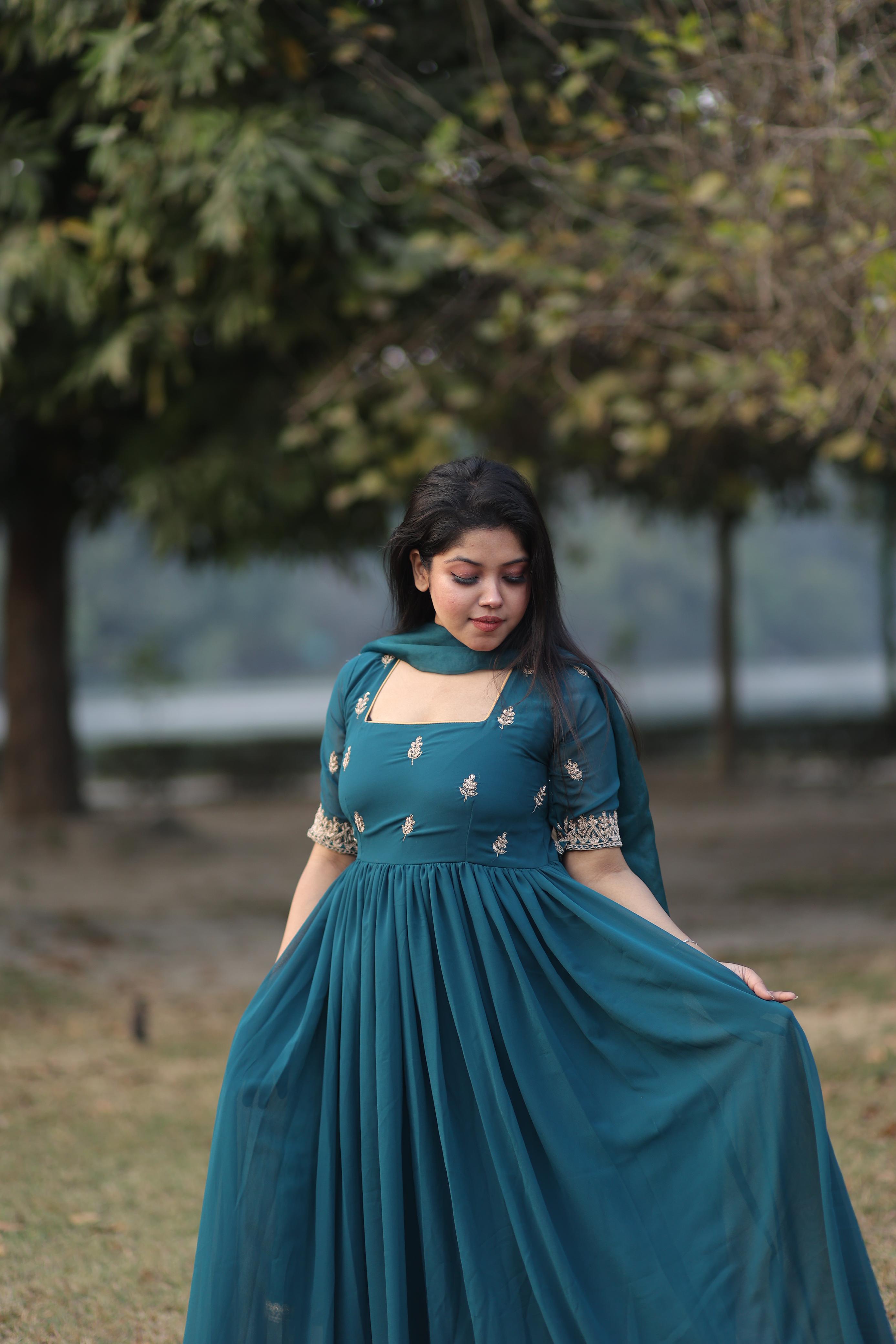 Zardosi Work Anarkali Suit Sets