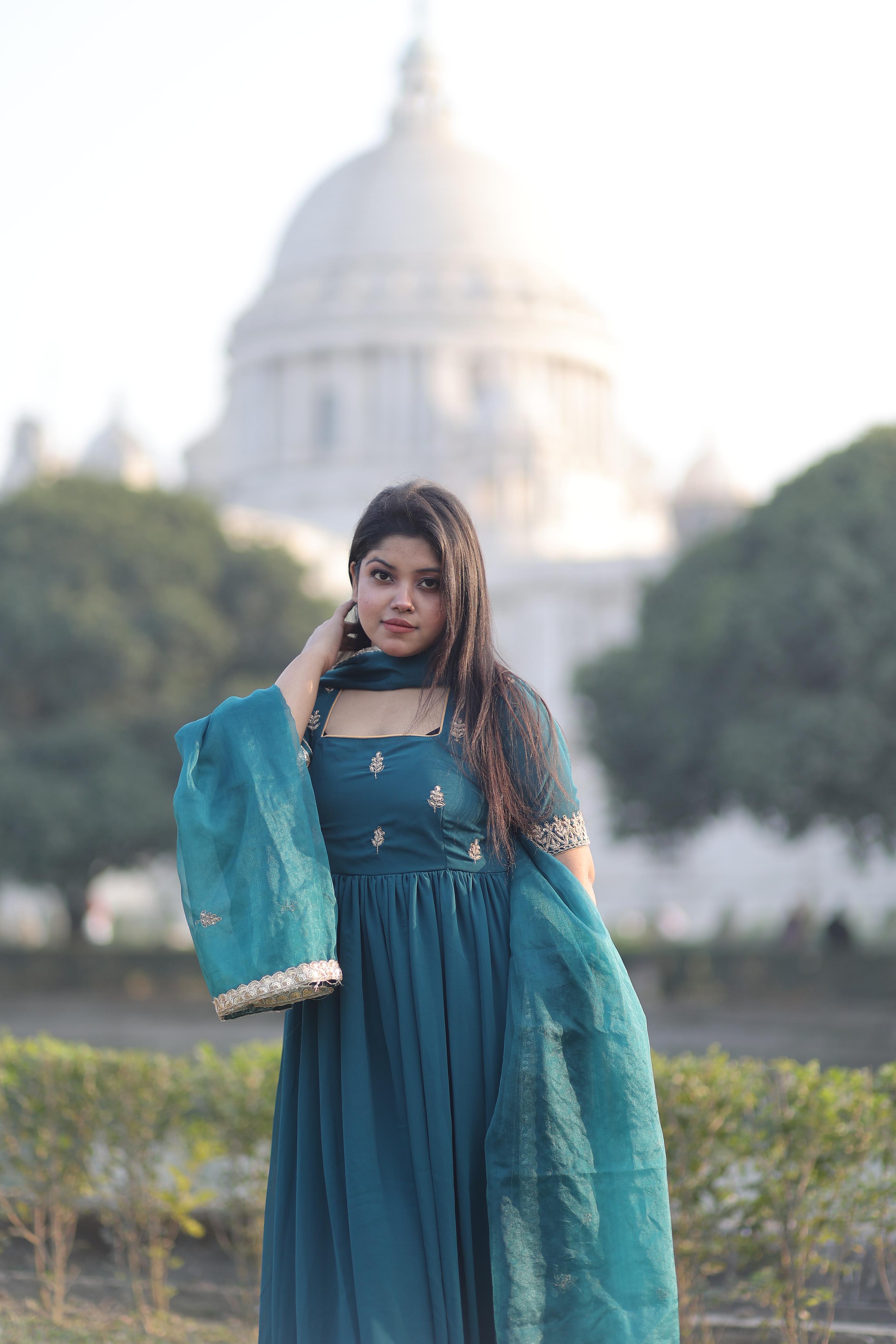 Zardosi Work Anarkali Suit Sets