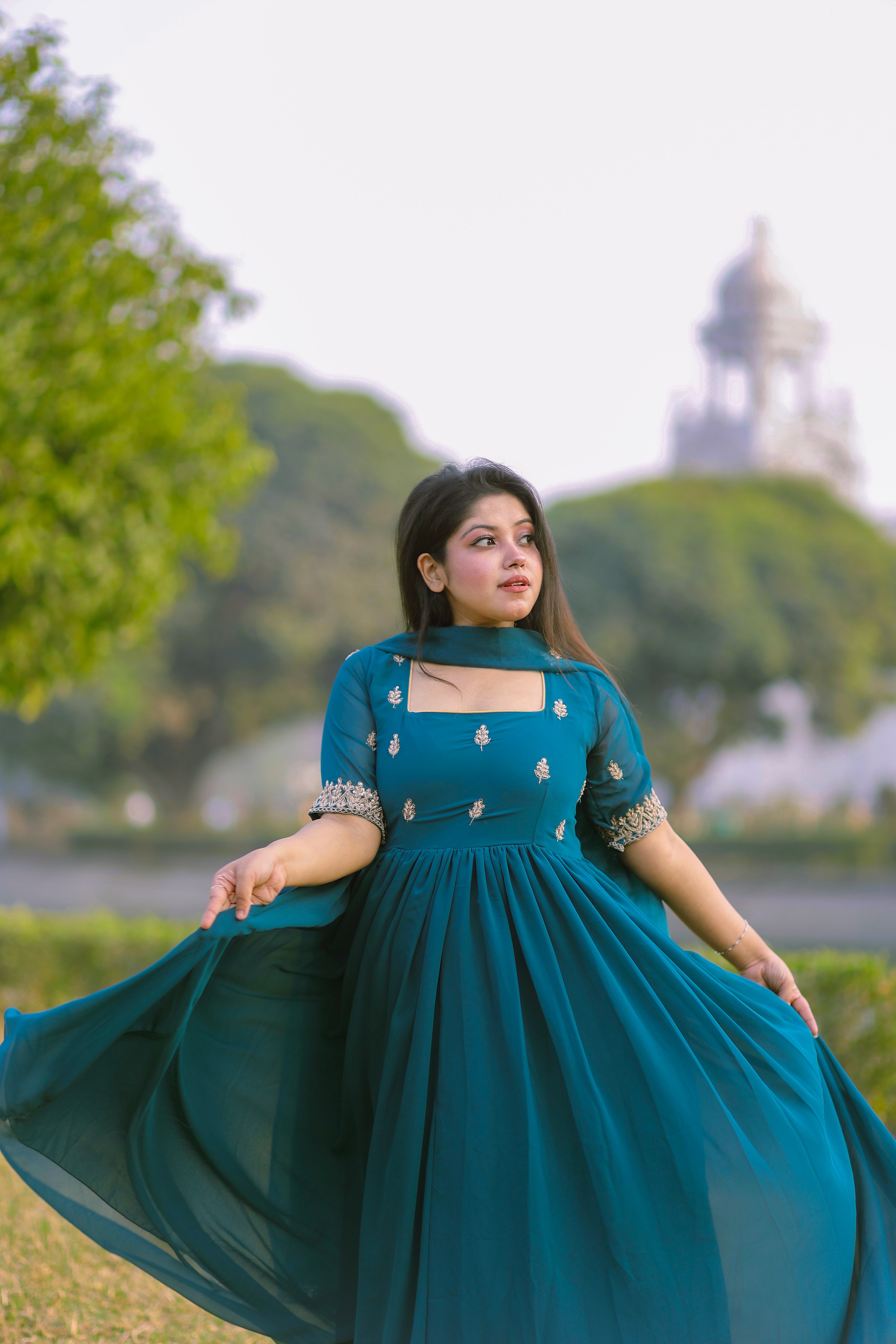 Zardosi Work Anarkali Suit Sets