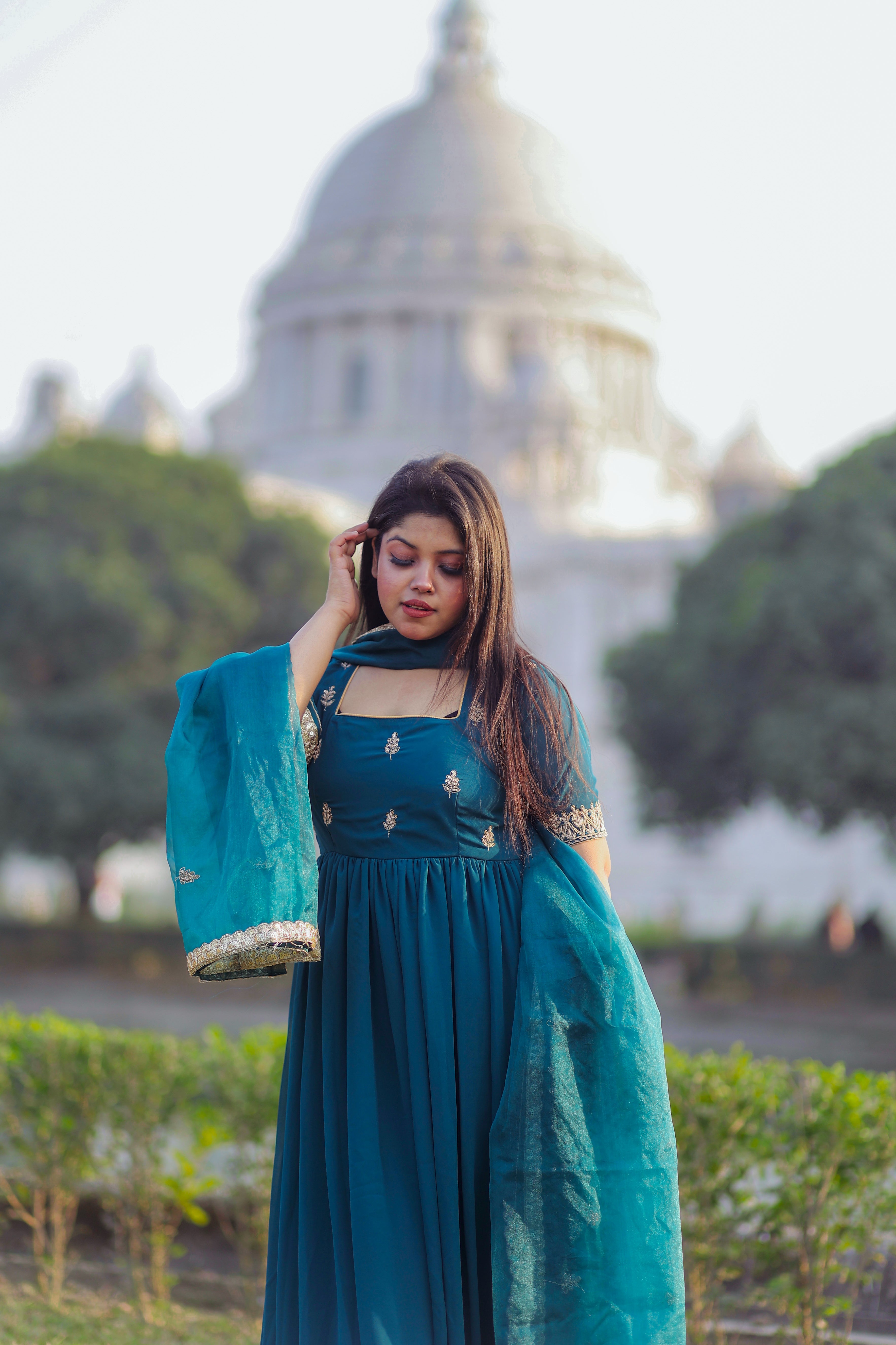 Zardosi Work Anarkali Suit Sets