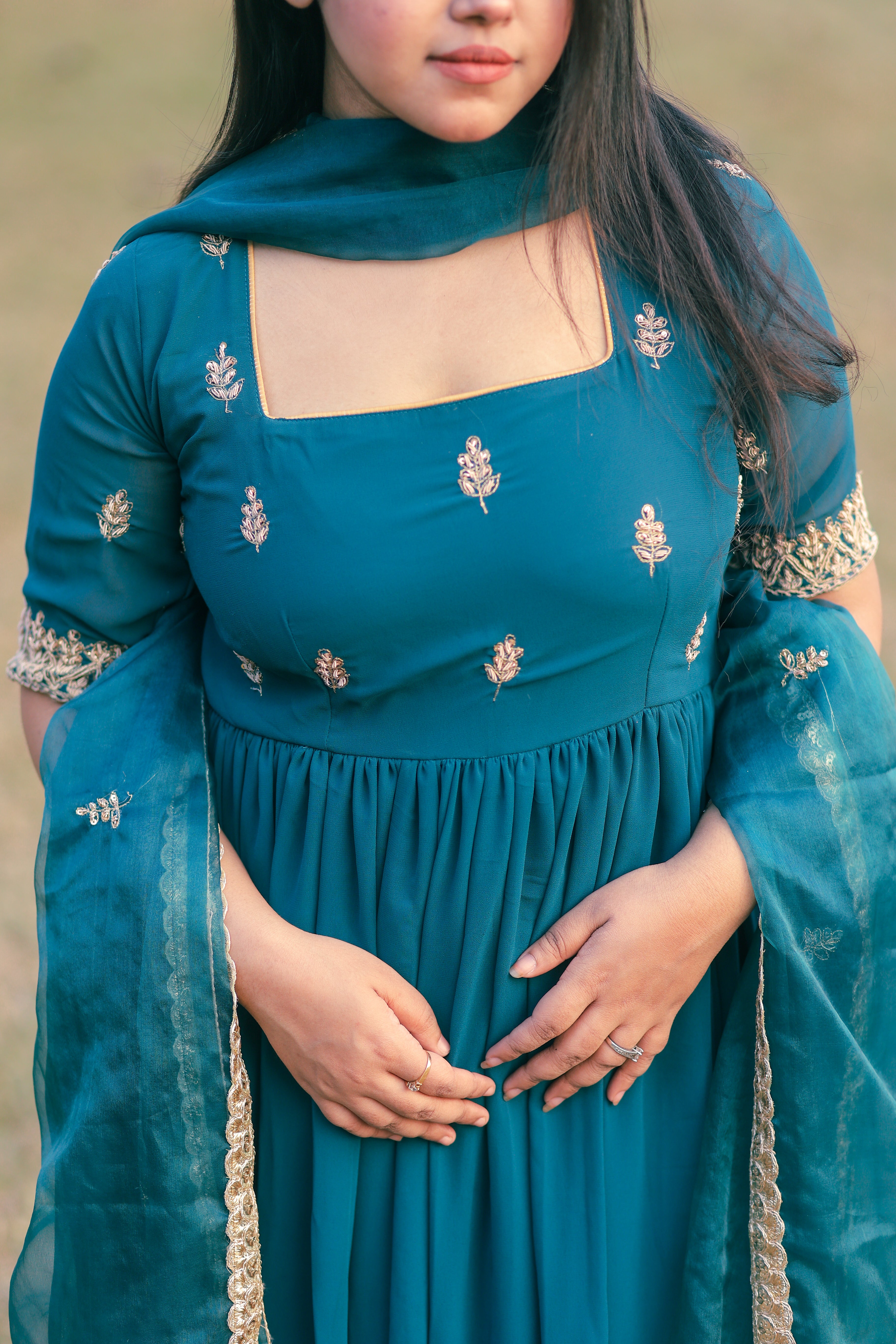 Zardosi Work Anarkali Suit Sets